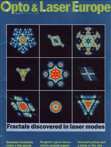 Fractals discovered in laser modes